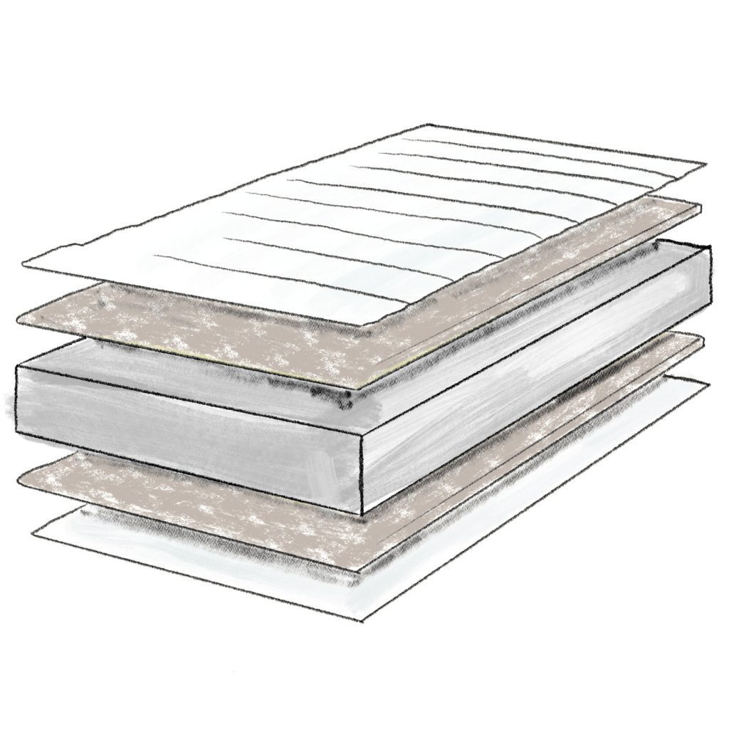 Illustration matelas bébé Mousse HR