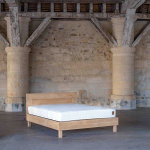 Cadre de Lit CADET (Chêne / Frêne / Châtaignier Massif)