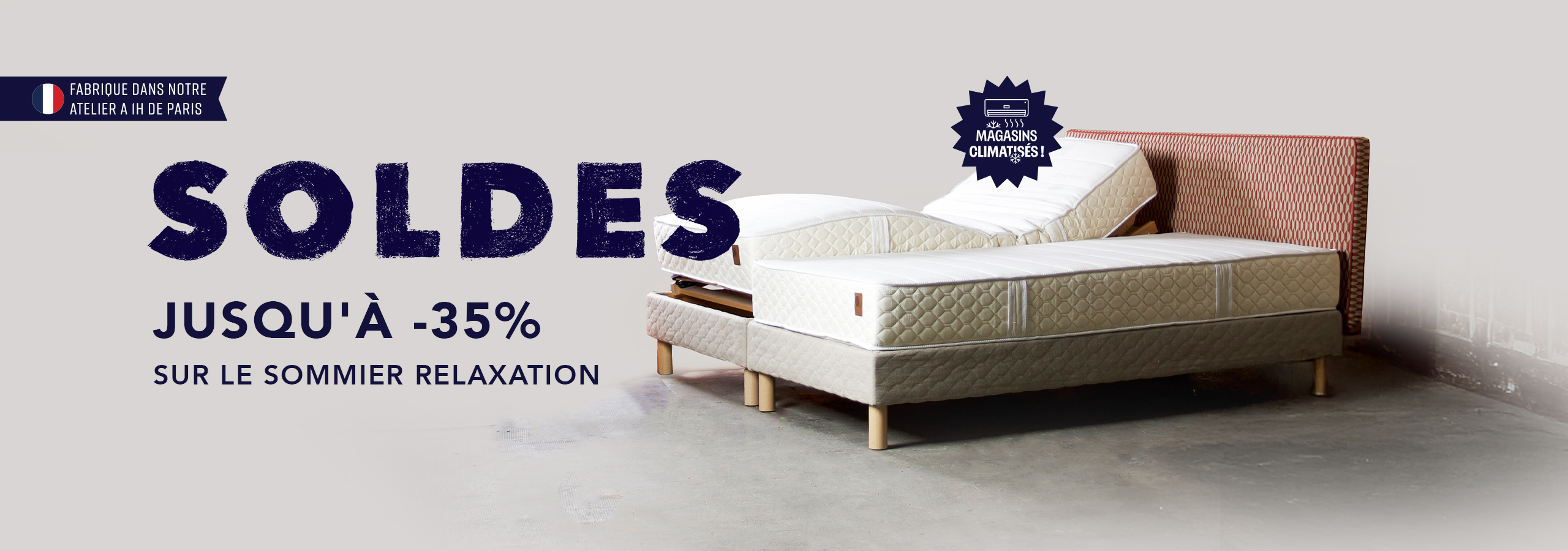 Soldes d'Été 2026 : Jusqu'à -35% sur les sommiers relaxation