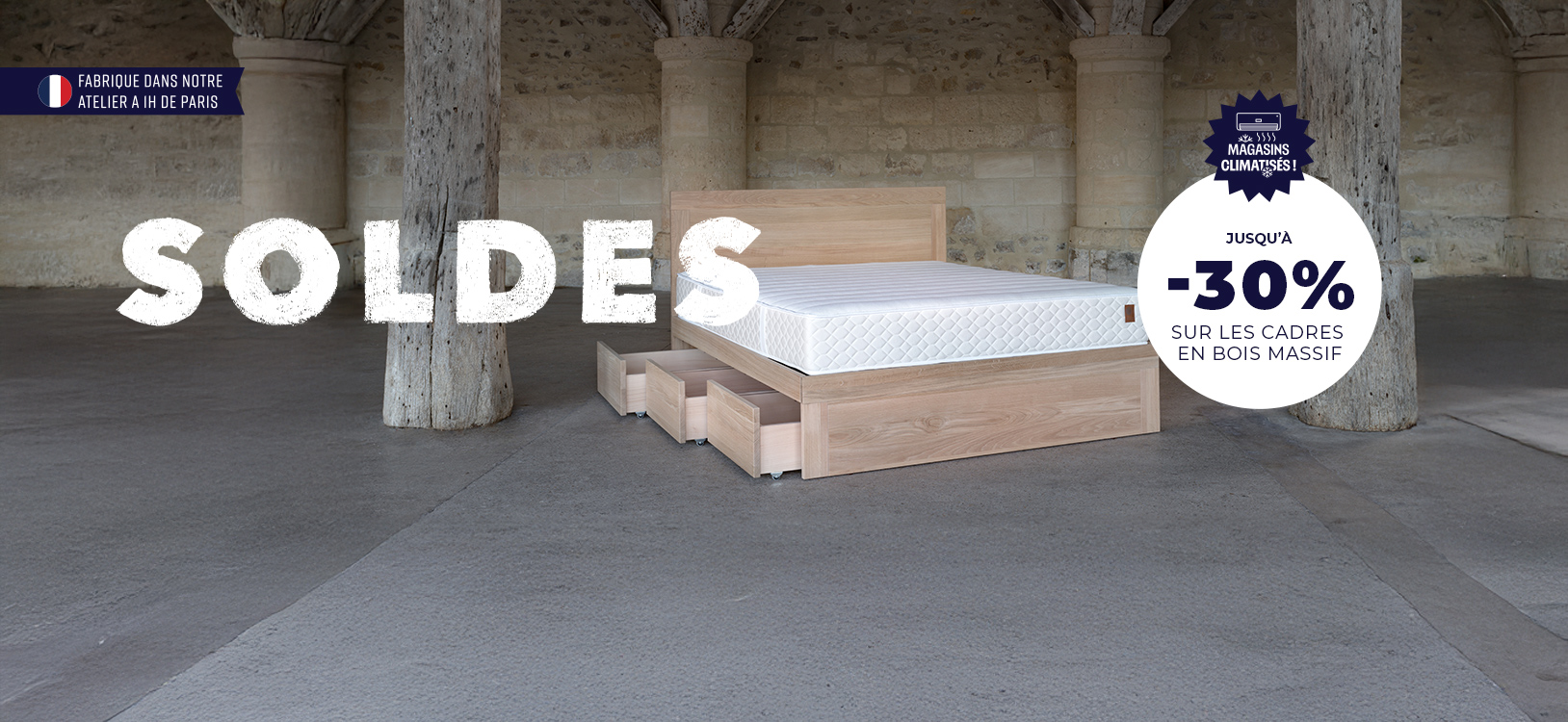 14.07.26 SOLDES LANDING PAGE DESKTOP LIT TIROIR Lit Nation Literie