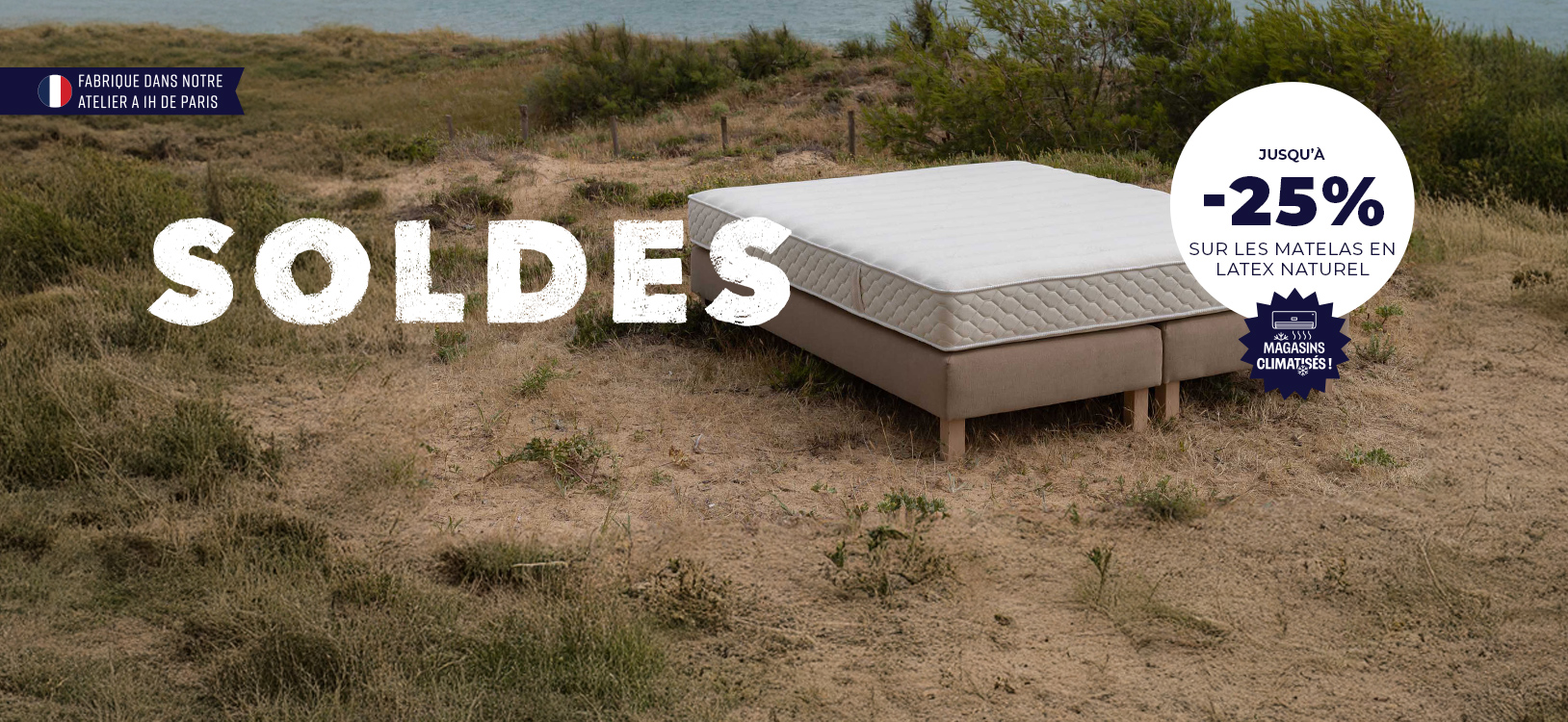 15.07.26 SOLDES LANDING PAGE DESKTOP MATELAS LATEX NATUREL Matelas Latex naturel